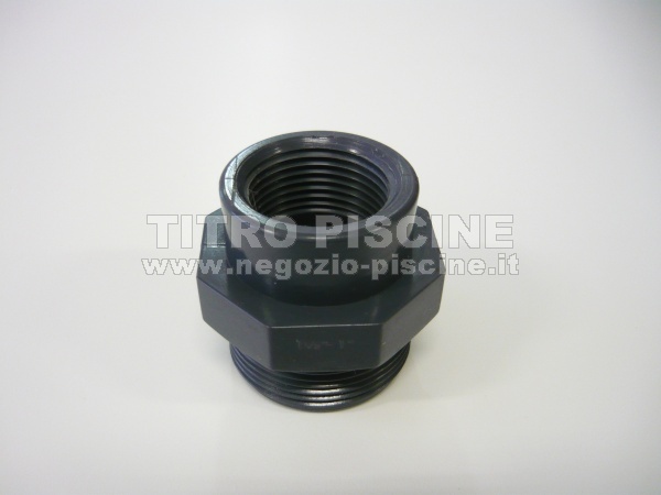 Riduttore - Ottone - Tenuta Piana Su Entrambi I Lati - Filettatura Cilindrica Esterna E Interna Da G 1 2 A G 1 1 2 Pn 16  Rnxme0000000 10720 - Foto 5