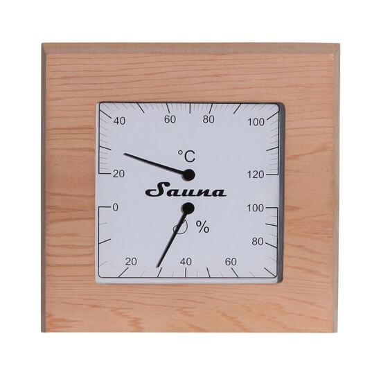 IDROMETRO TERMOMETRO CEDRO ROSSO SAUNA