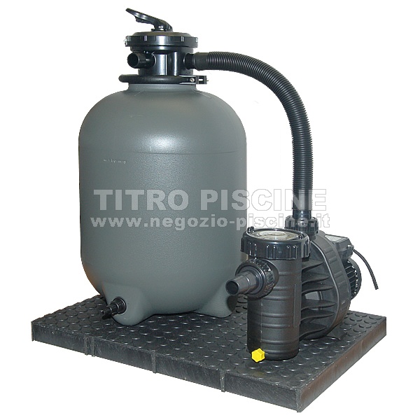 Filtro A Sabbia Per Piscina Con Pompa Aqua Technik Fi 400 Mm