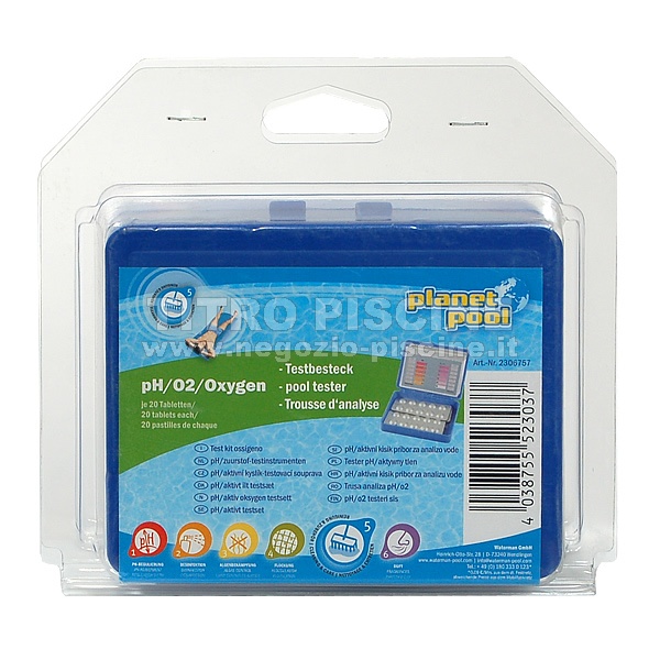 Pooltester Oxygen-pH Planet Pool