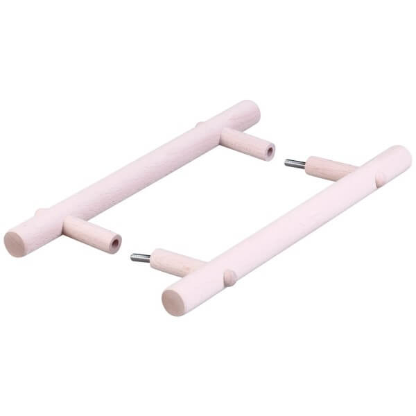 set di maniglie in legno per sauna