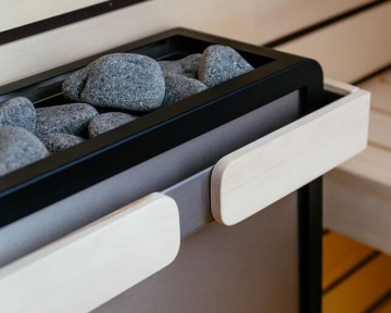 stufa con sicura in legno