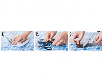 set riparazione tubi piscine in pvc