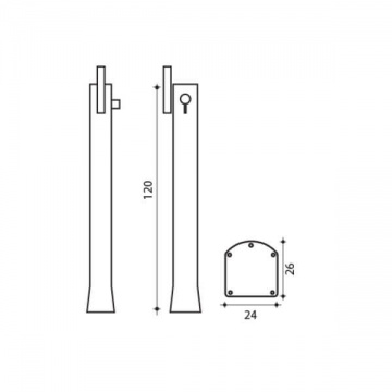 doccia solare jolly go  schema