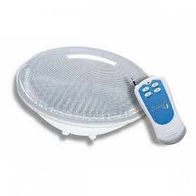 Lampada led colorata RGB subacquea per piscine, con telecomando