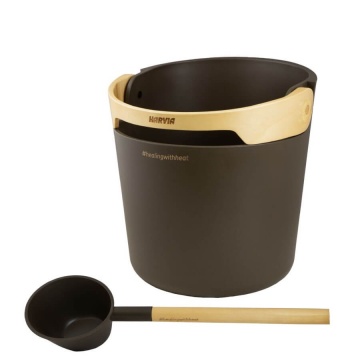 Set per sauna Harvia Helmi, colore cioccolato
