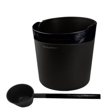 Set per sauna Harvia Helmi, colore nero
