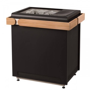 Stufe combinate ABATEC CONCEPT-R BLACK COMBI per saune e biosaune