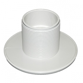 Raccordo di aspirazione base con tappo di chiusura per piscine in cemento