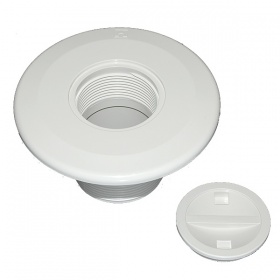 Raccordo di aspirazione base con tappo di chiusura per piscine in cemento