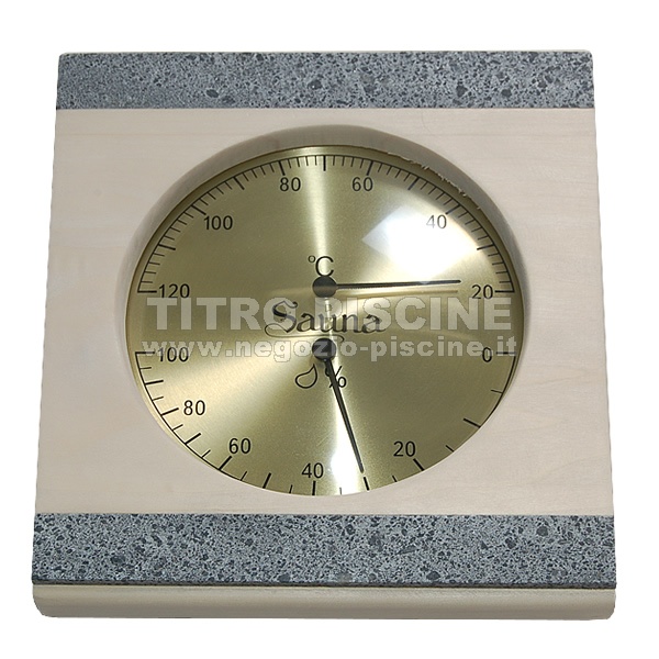 IGROMETRO-TERMOMETRO per saune secche