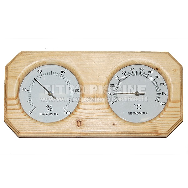 Igrometro-termometro per saune finlandesi